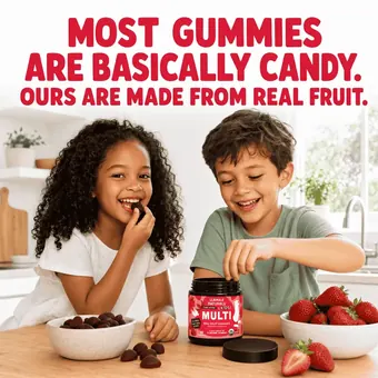 Llama Naturals static: most gummies are basically candy