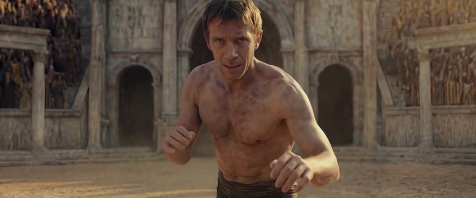 Olympia, AI spec film: a runner in an ancient stadium